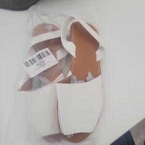 Elegant White Women's Sandals